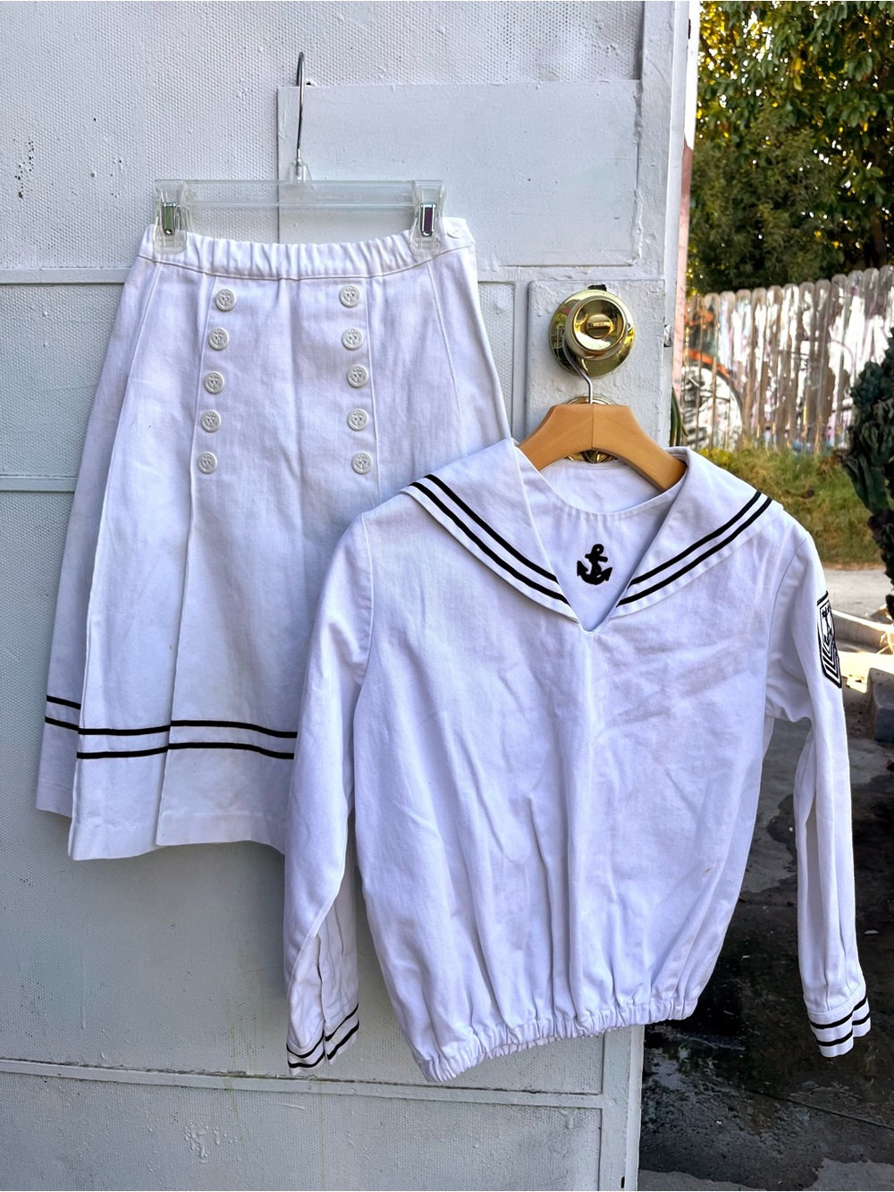 Amazing Nautical Sailor Skirt & Jacket set - Pleasant Company